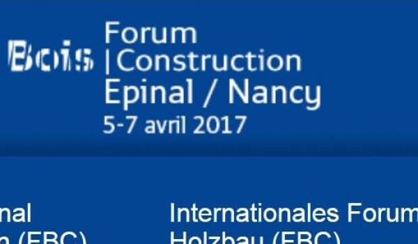 Rejoignez-nous au Forum Bois Conctruction, les 6 et 7 avril